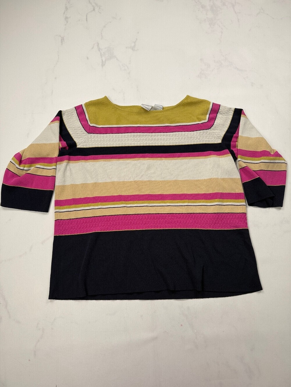 Emma James Striped Sweater Multi Modern Retro - Womens 1